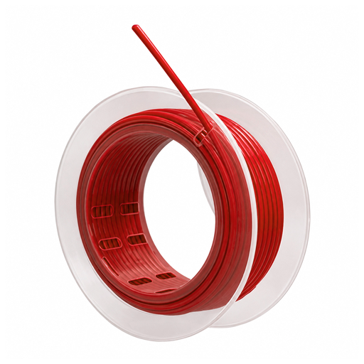 [VCR-RD19.CLT/RE] Funda cable de embrague teflon d=6mm Voca HQ - Rojo - 1 metro