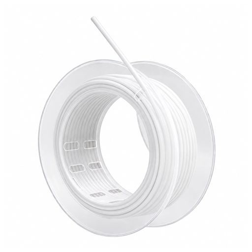 [VCR-RD19.CLT/WH] Funda cable de embrague teflon d=6mm Voca HQ - Blanco - 1 metro
