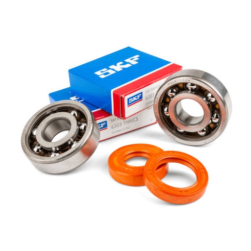 [S6-8031880/TN9] Rodamientos y retenes cigüeñal TN9 Minarelli AM6 Stage6 R/T