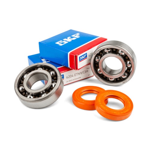 [S6-8031931/TN9] Rodamientos y retenes cigüeñal TN9 Derbi E2 / 3 / 4 / 5 Stage6 R/T