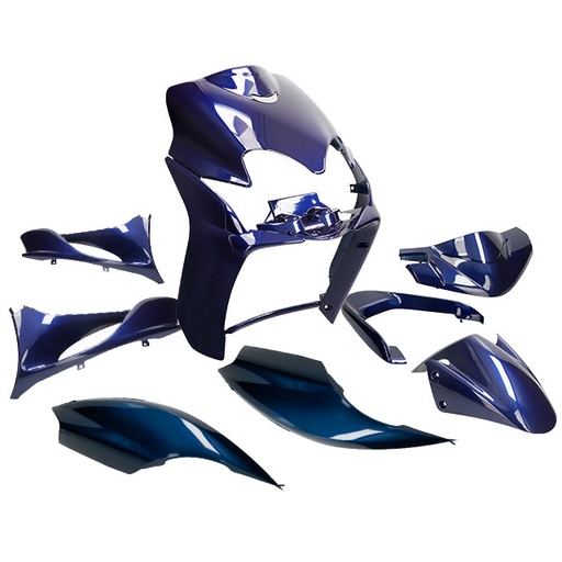[AP55BP10.995.BLD] Carenados Yamaha Jog R/RR / MBK Mach G 9 piezas azul metálico