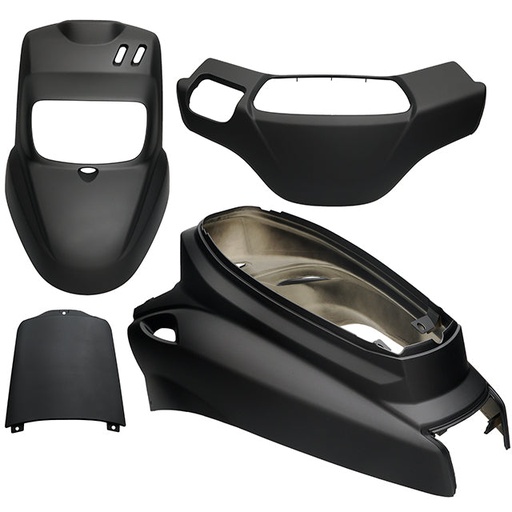 [AP55BP10.993.BM] Carenados Yamaha BWs / MBK Booster 12” >2004 4 piezas negro mate AllPro