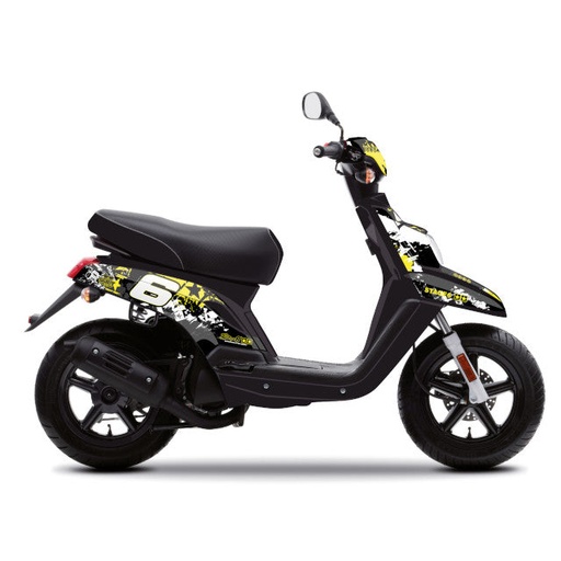 [S6-056801/YE] Kit de adhesivos Yamaha Bw's / Booster >2004 Stage6 - Amarillo / Negro 
