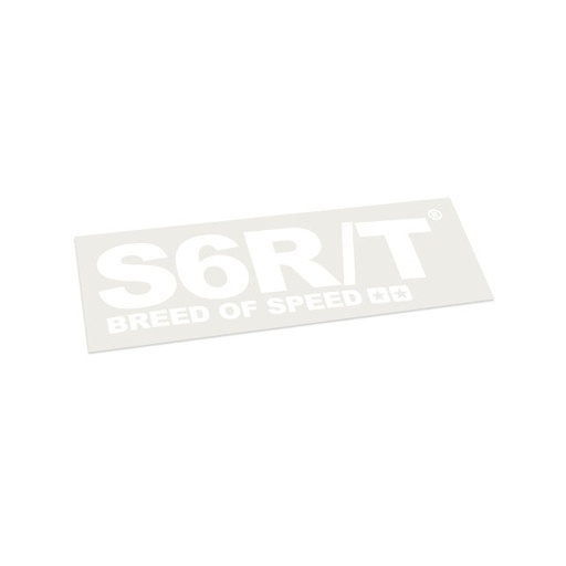 [S6-0532/WH] Pegatina 75x26mm Stage6 R/T - Blanco