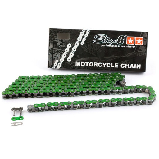 [S6-2012002] Cadena transmisión 420-140 Stage6 - Verde