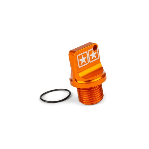[S6-0255] Tapón bujía M14x1,25mm CNC Stage6 - Naranja