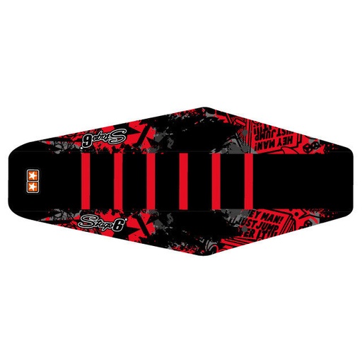 [S6-058866/RE] Funda asiento Sherco / HRD 50 >2006 Stage6 - Negro/Rojo