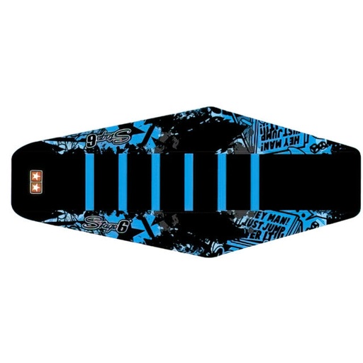 [S6-058865/BL] Funda asiento Sherco 50 <2006 Stage6 - Negro/Azul
