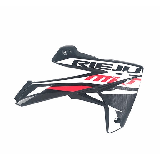 [0/R00.570.5140] Tapa de radiador derecha Rieju MRT 50 18-21 - Negro