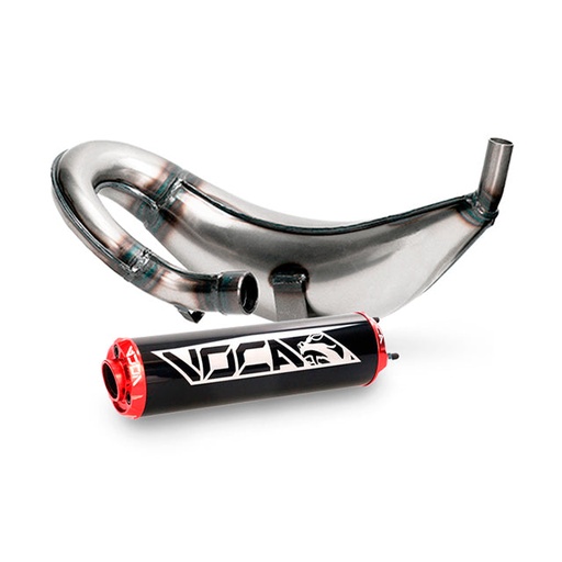 [VCR-RD39192/BKRE] Escape Derbi Senda/DRD / Aprilia RX/SX VOCA Cross (CE) - silenciador rojo