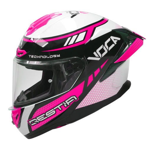 [VCR-PG100.PI/L] Casco integral VOCA Bestia rosa electric - talla L