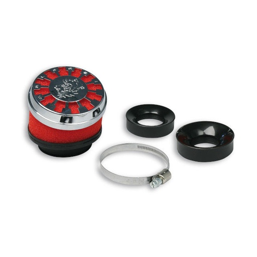 [0411505] Filtro de aire Malossi d=60mm 20º roscado - rojo