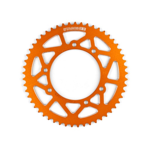 [S6-2018901/OR] Corona Rieju MRT / Derbi euro 2-3 53D 420 aluminio CNC Stage6 - naranja