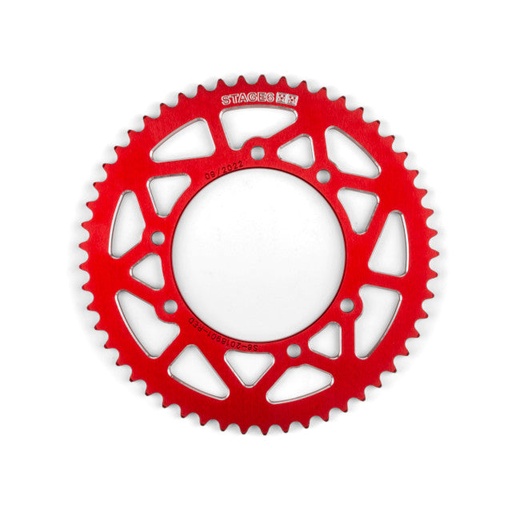 [S6-2018901/RE] Corona Rieju MRT / Derbi euro 2-3 53D 420 aluminio CNC Stage6 - rojo