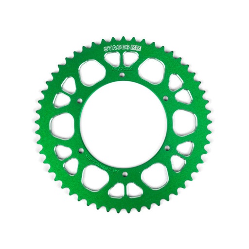 [S6-2018902/GR] Corona Aprilia SX / Derbi Senda euro 4 53D 420 aluminio CNC Stage6 - verde