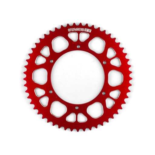[S6-2018902/RE] Corona Aprilia SX / Derbi Senda euro 4 53D 420 aluminio CNC Stage6 - rojo