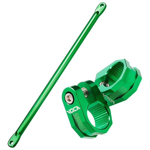 [VCR-SD900.RBK/GR] Barra de refuerzo con abrazaderas Voca Racing - verde