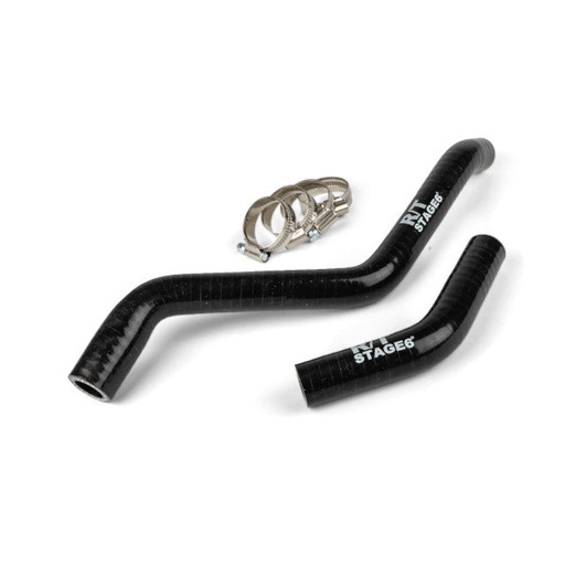 [S6-01219301/BK] Tubos de refrigerante Stage6 R/T Derbi euro 3 / 4 - negro