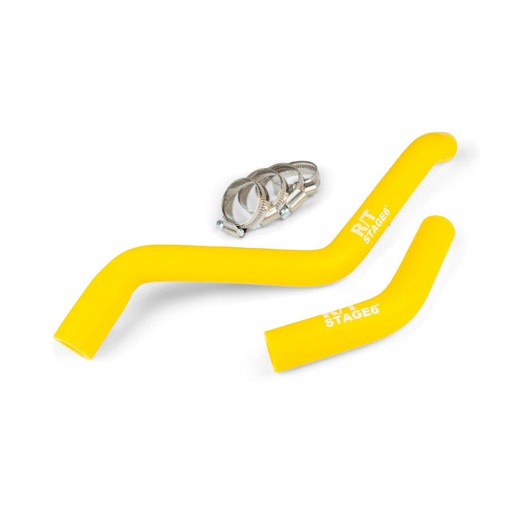 [S6-01219301/YE] Tubos de refrigerante Stage6 R/T Derbi euro 3 / 4 - amarillo