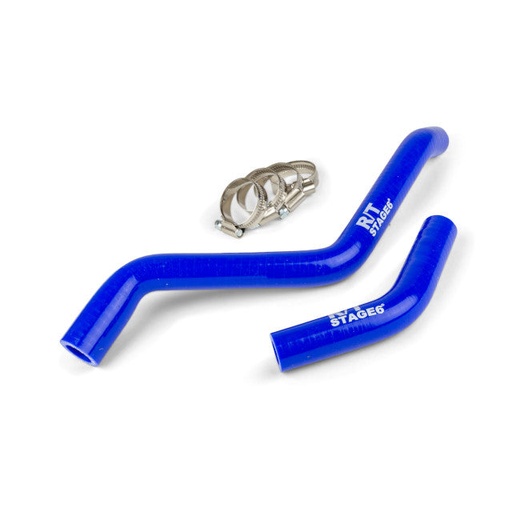 [S6-01219301/BL] Tubos de refrigerante Stage6 R/T Derbi euro 3 / 4 - azul