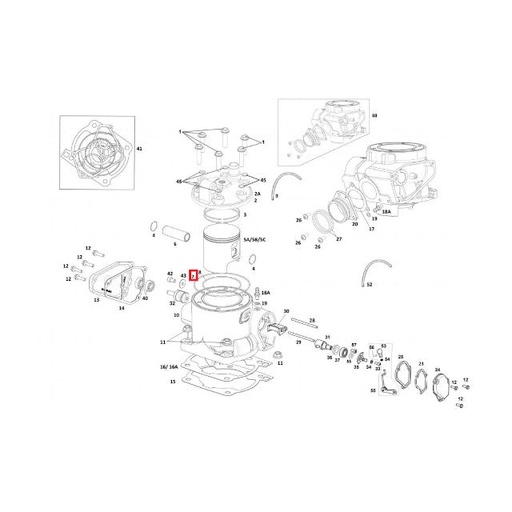 [M01619135] Junta tórica exterior cilindro 101,32x1,78 Gas Gas EC 125-200-250-300