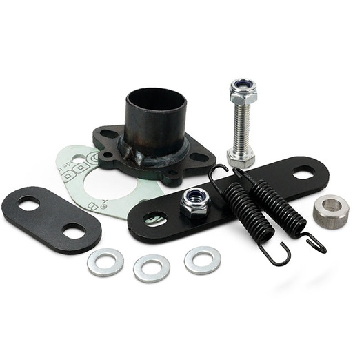 [ECAR8] Kit soporte / boquilla y tornilleria de escape EC13 Derbi Senda S-Race MVT