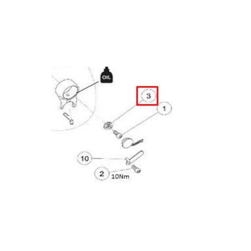 [83833] Contacto indicador de marcha motor Daytona Anima