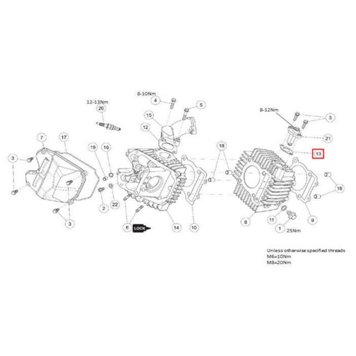 [86439] Junta tensor cadena distribución motor Daytona Anima