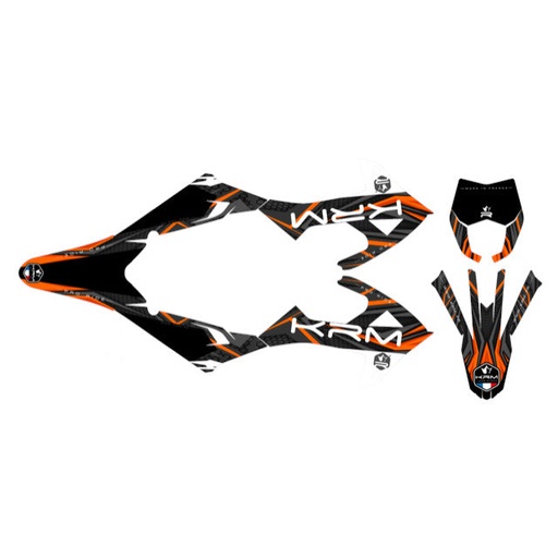 [KR720F] Kit pegatinas KRM Rieju MRT a partir 2022 - naranja