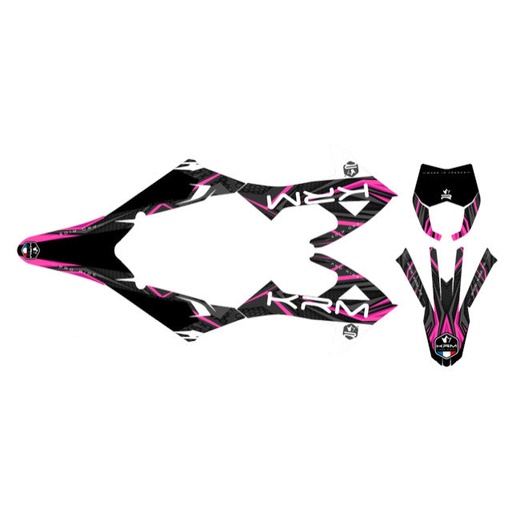 [KR718F] Kit pegatinas KRM Rieju MRT a partir 2022 - rosa