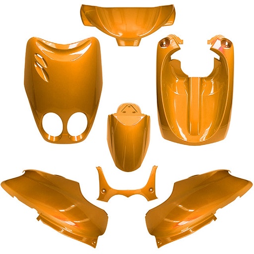 [AP55BP10.958.OR] Kit de carenados Yamaha Neo's / MBK Ovetto 97-07 7 piezas AllPro - naranja metalizado