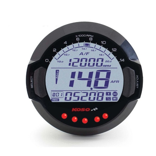 [BB642W32] Marcador Air/Fuel y RPM indicador LED DL-03A Koso