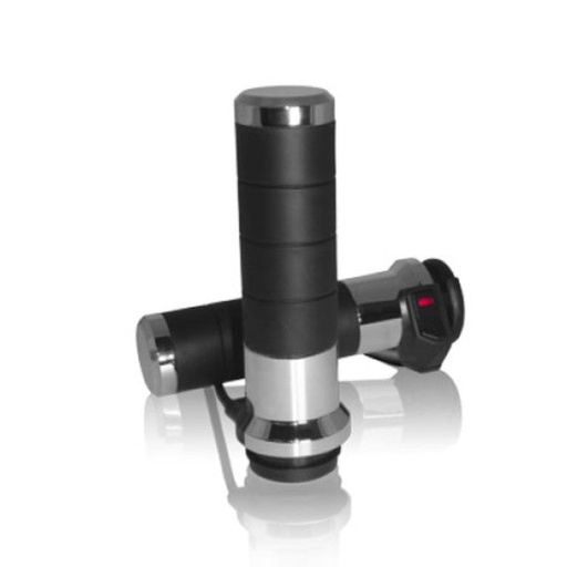 [AX068M10] Puños calefactables con interruptor Harley Davidson Koso - cromado