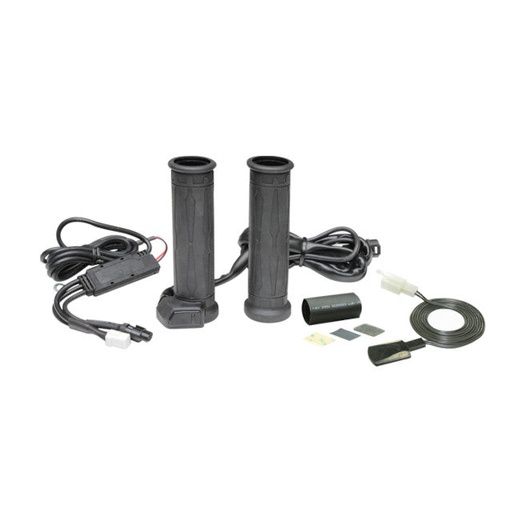 [AX0732I0] Puños calefactables con calentador de pulgar 7/8" + 7/8" longitud 130mm Koso