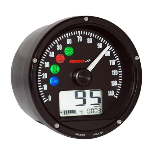 [BA035110] Velocimetro y RPM D75 10.000 RPM Koso - negro