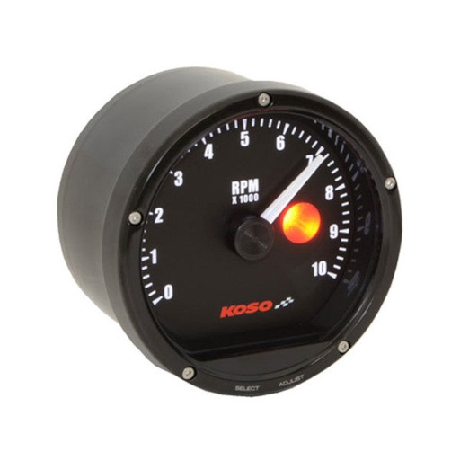 [BA035130] Velocimetro y RPM con luz de cambio D75 10.000 RPM Koso - negro