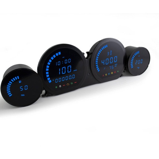 [BA064910] Marcadores Harley Davidson Touring >2014 HD-06 LED Koso azul-negro