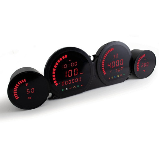 [BA064920] Marcadores Harley Davidson Touring >2014 HD-06 LED Koso - rojo