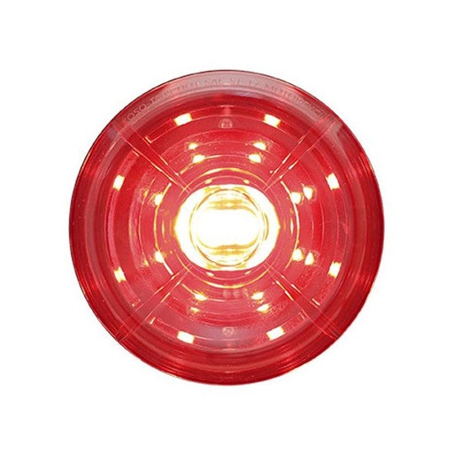 [HB035020] Piloto trasero con lente solar LED Koso - rojo