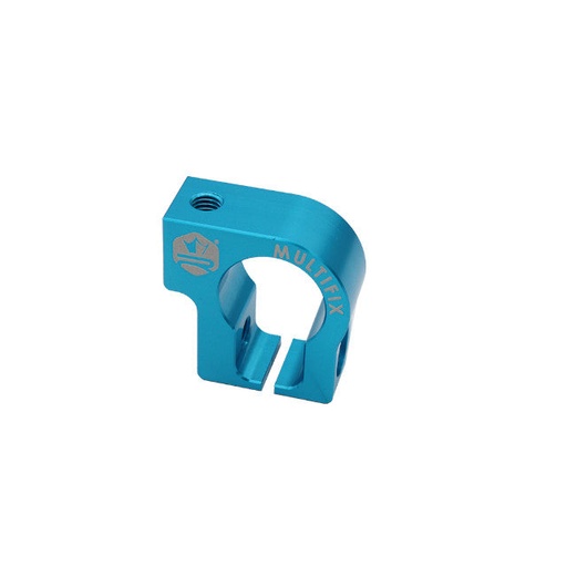 [KR602F] Abrazadera soporte escape multifijación KRM - turquesa