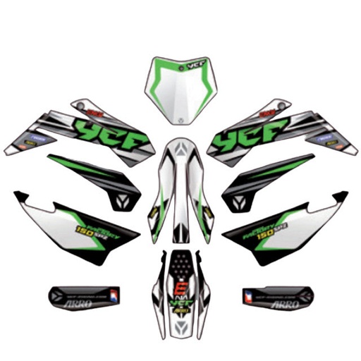 [KDSP22024] Kit de adhesivos completo YCF SP2 2024