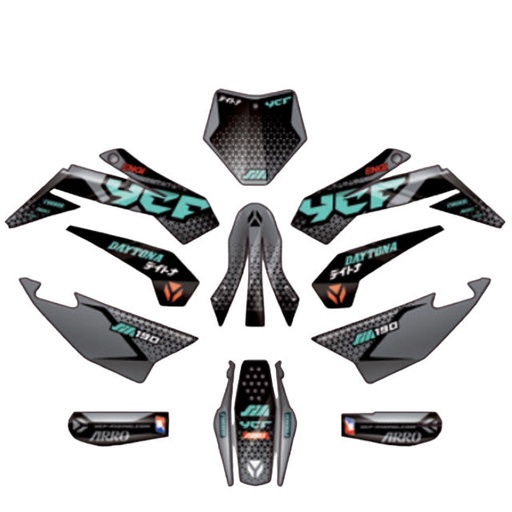 [KDSM1902024] Kit de adhesivos completo YCF SM F190 2024