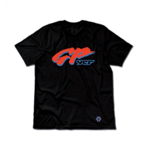 [TSGPBK-S] Camiseta YCF GP hombre Negra Talla S