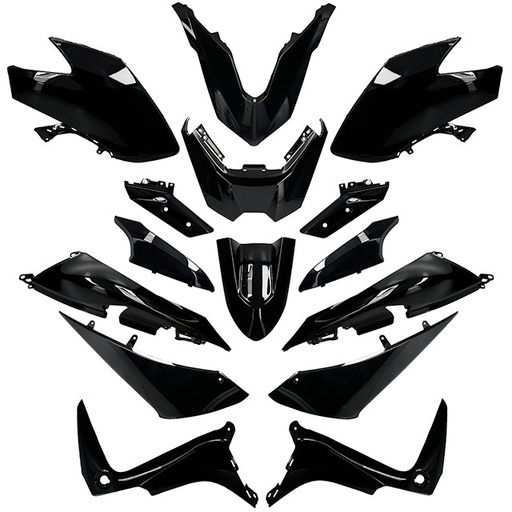 [AP55BP10.560.BK] Kit de carenados Yamaha TMax 530 SX/DX 17-19 15 Piezas negro Allpro