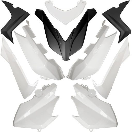 [AP55BP10.658.WH] Carenados Yamaha X-Max 125/250/400 14-17 10 piezas AllPro - blanco