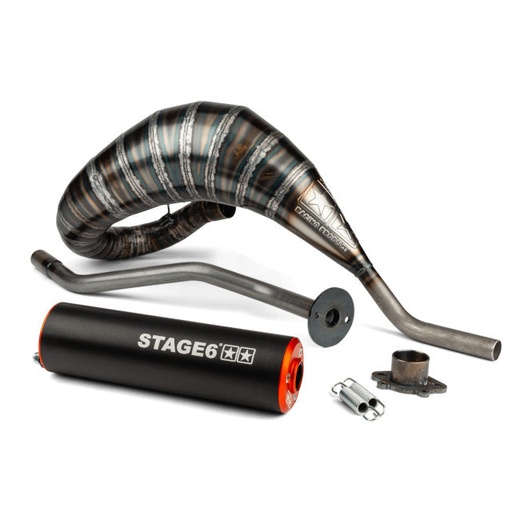 [S6-9519305/BO] Escape Derbi 80-90 Stage6 - naranja/negro