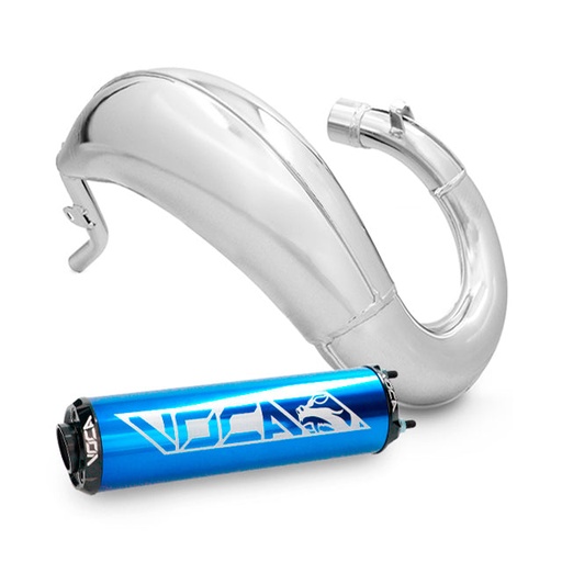 [VCR-RD38184/BLBK] Escape Sherco 50 SM-R / SE-R >14 VOCA Cross Chromed 50/70cc (CE) - Silenciador azul