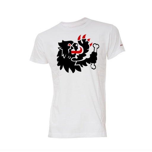 [4114651.W4] Camiseta Griffe Lion blanca Malossi - talla M