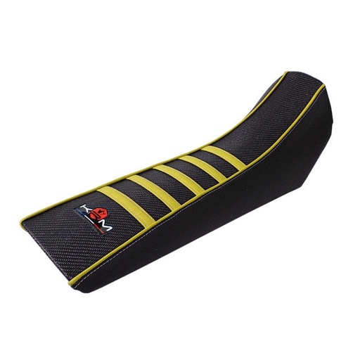 [KR412F] Funda asiento Derbi Senda X-Treme 00-10 Pro Ride KRM - negro/amarillo