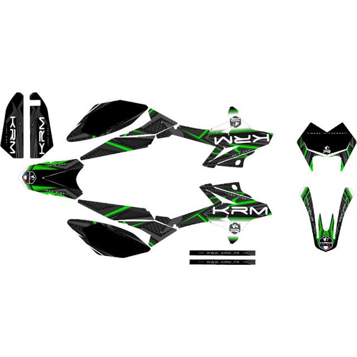 [KR093F] Kit pegatinas KRM Beta RR 11-20 - verde